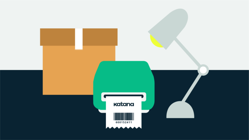 Customize and print your barcode labels directly inside Katana