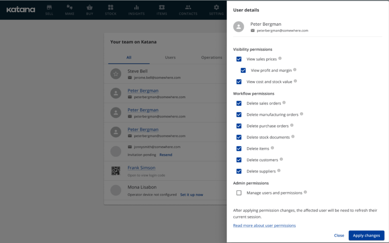 Give control and security to your company via delete permissions